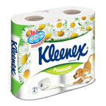 Туалетная бумага KLEENEX 3-х слойная с ароматиз Нежная ромашка 4 шт