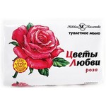 Туалетное мыло Невская Косметика Цветы Любви Роза 90г