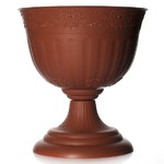 Вазон Венеция, объем 10 л, диаметр 330 мм (коричневый)