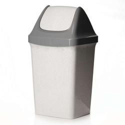 Контейнер для мусора РОЛЛ ТОП 9 л (мраморный)