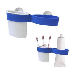 Подставка для зубных щеток и пасты (на присосках) NEW