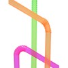 Трубочки со сгибом неоновые [250шт]; D=5,L=240мм; разноцветн.