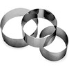 Кольцо кондитерское; сталь нерж.; D=70,H=110мм; металлич.