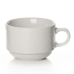 Чашка кофейная «Портофино»; фарфор; 170мл; D=8,H=5.5,L=10.5см; белый