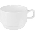 Чашка чайная «Кунстверк»; фарфор; 250мл; D=8.5,H=6,L=12см; белый