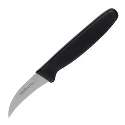 Нож д/фигурной нарезки; сталь нерж.,пластик; L=5см; металлич.,черный