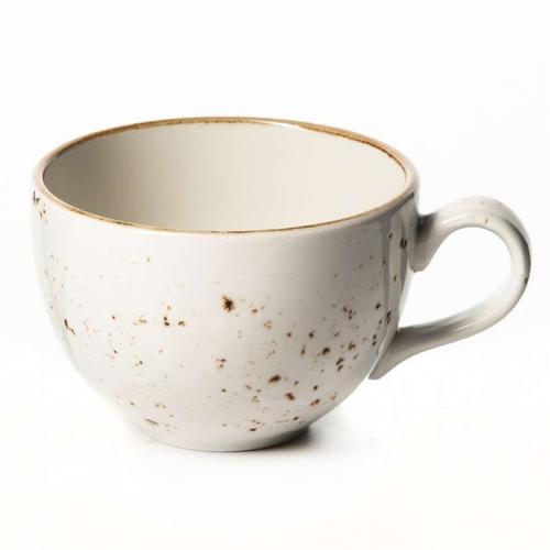Чашка чайная «Крафт»; фарфор; 340мл; белый