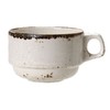 Чашка чайная «Крафт»; фарфор; 225мл; D=8,H=6,L=11см; белый