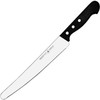 Нож кондитерский «Глория»; сталь; L=39/26,B=3см; черный
