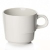 Чашка чайная «Максим»; фарфор; 200мл; D=7.5,H=7,B=10см; белый