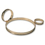Кольцо кондитерское; сталь нерж.; D=180,H=20мм; металлич.