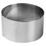 Кольцо кондитерское «Проотель»; сталь нерж.; D=75,H=40мм; металлич.