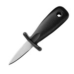 Нож д/устриц «Тутти»; сталь нерж.,пластик; L=15/6,B=5см; черный,металлич.