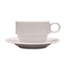 Чашка чайная «Аркадия»; фарфор; 210мл; D=8.6,H=6,B=11.6см; белый