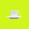 Чашка кофейная «Виктория»; фарфор; 90мл; D=6,H=5.5,L=7.5см; белый