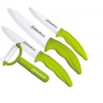 Набор керамических ножей Frank Möller, 4 предмета, цвет салатовый