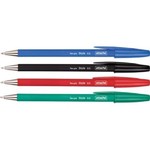 Ручка шариковая Attache Style 4цв/набор 0,5мм прорезин.корпус