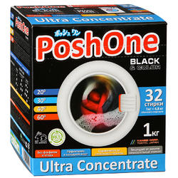 Posh One BlackandColor Стиральный порошок для темного и цветного белья 1кг (Корея)