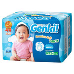 'Nepia Genki!' Детские подгузники-трусики 7-10кг(М), 32 шт