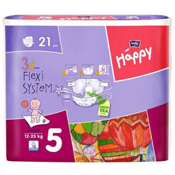 Подгузники для детей BELLA Happy Junior по 21 шт, вес 12-25 кг (5 мес)