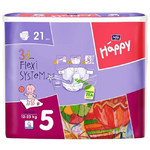 Подгузники для детей BELLA Happy Junior по 21 шт, вес 12-25 кг (5 мес)