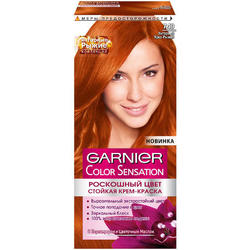Краска для волос GARNIER Color Sensational № 7.40 Янтарный ярко-рыжий