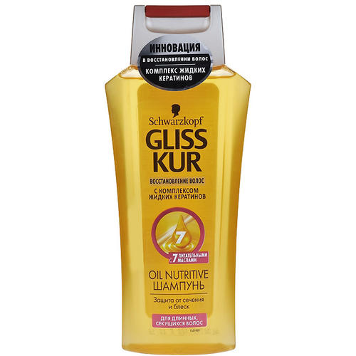 Шампунь для волос Gliss kur Oil Nutritiv для длинных и секущихся волос 250мл