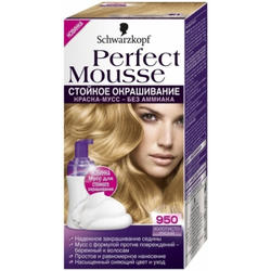 Краска для волос Perfect Mousse 950 Золотисто-русый
