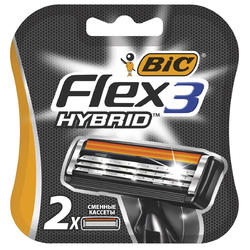 BIC FLEX 3 HYBRID Ккассеты (2 шт)
