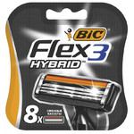 BIC FLEX 3 HYBRID Ккассеты (8 шт)