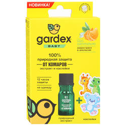 Gardex Baby 100% Природная защита от комаров: экстракт и наклейки