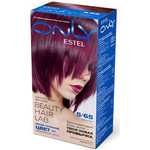 ESTEL ONLY Стойкая краска-гель д/волос 5/65 Светлый шатен фиолетово-красный NEW