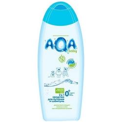 AQA baby Средство для купания и шампунь 2 в 1, 500 мл