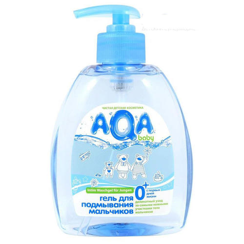 AQA baby Гель для подмывания мальчиков (с дозатором), 300 мл