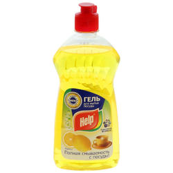 Help Средство для мытья посуды Лимон, 0,5л