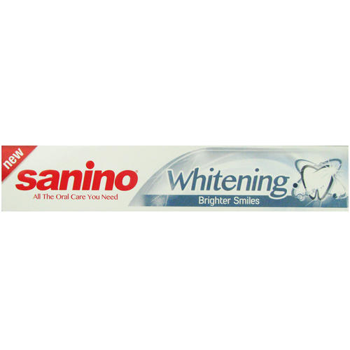 Зубная паста SANINO Whitening Белоснежная улыбка 100мл
