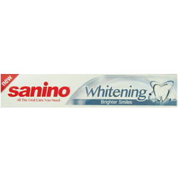 Зубная паста SANINO Whitening Белоснежная улыбка 100мл