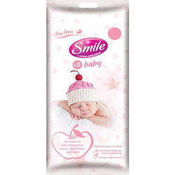 SMILE BABY NEW BORN влажные салфетки для новорожденных 15шт