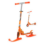 Самокат-снегокат с лыжами и колесами Small Rider Combo Runner 145 (оранжевый)