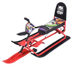 Детский снегокат-трансформер с колесиками и спинкой Small Rider Snow Comet 2 (красный)