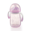 Бутылочка HAPPY BABY с ручками, широкое горло, антиколиковая силиконовая соска, 300 мл
