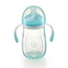 Бутылочка HAPPY BABY с ручками, широкое горло, антиколиковая силиконовая соска, 300 мл