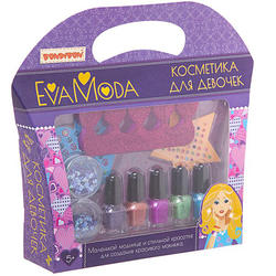 Косметика BONDIBON EvaModa: лак для ногтей-5 шт, украшения для ногтей, разделитель для пальцев