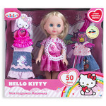 Кукла "Hello Kitty. Машенька", 15 см, 50 фраз, 3 комплекта одежды, в ассортименте, КАРАПУЗ-КУКЛЫ