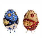 Набор для детского творчества "Кинусайга 3D. Декоративное яйцо", 2 шт, ВОЛШЕБНАЯ МАСТЕРСКАЯ