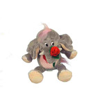 Игрушка интерактивная "Слон с цветочком", звук, танцует, поднимает ушки, БЕБИЛЕНД