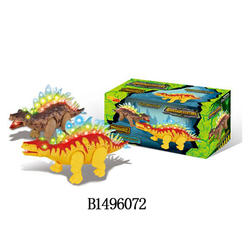 Игрушка пластмассовая "Динозавр", ходит, свет, звук, в ассортименте