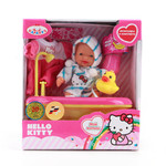 Кукла "Пупс в ванночке Hello Kitty", 10 см, с аксессуарами, КАРАПУЗ-КУКЛЫ