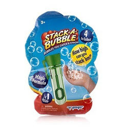 Мыльные пузыри "Волшебные", застывающие, мини, в ассортименте, STACK-A-BUBBLE