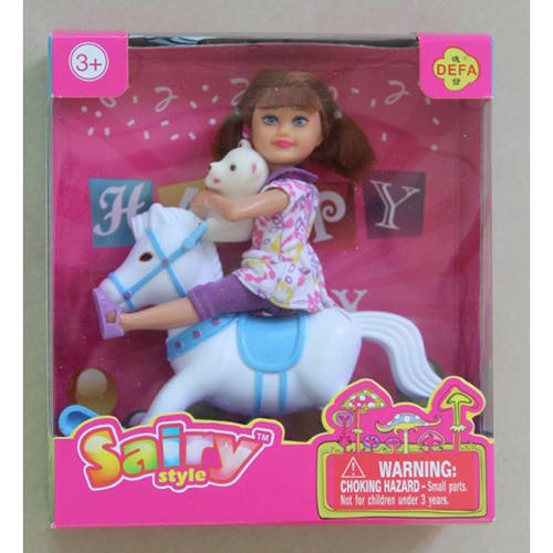 Кукла на лошадке, с аксессуарами, в ассортименте